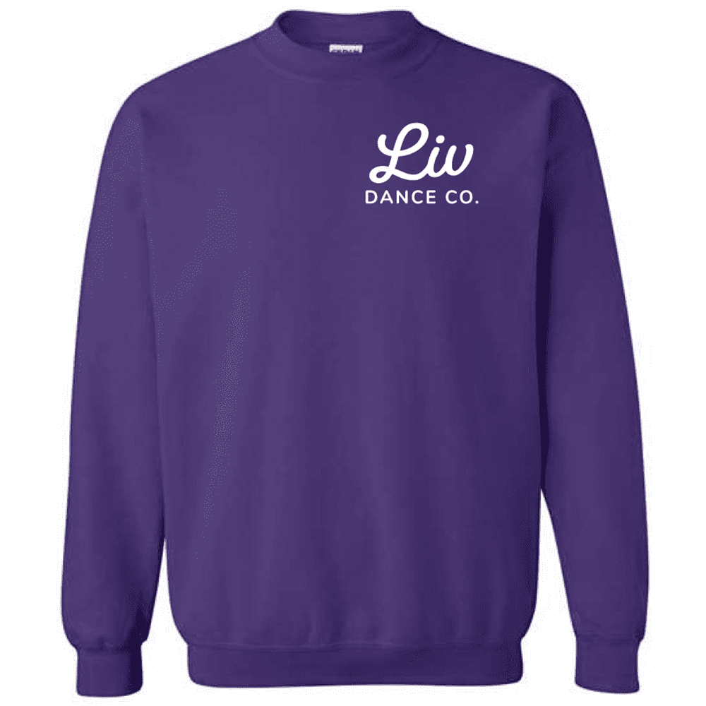 G180 Gildan Heavy Blend Fleece Crew Sweatshirt - Purple