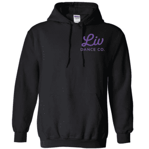 G185 Gildan Heavy Blend 8 oz., 50/50 Hooded Sweatshirt - Black